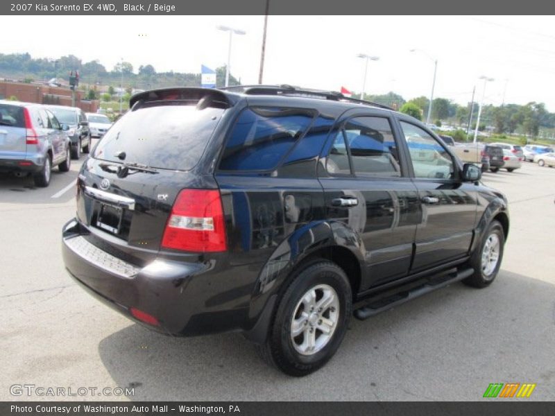 Black / Beige 2007 Kia Sorento EX 4WD