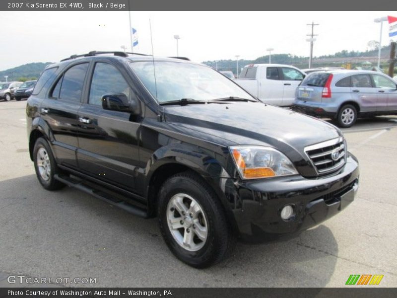 Black / Beige 2007 Kia Sorento EX 4WD