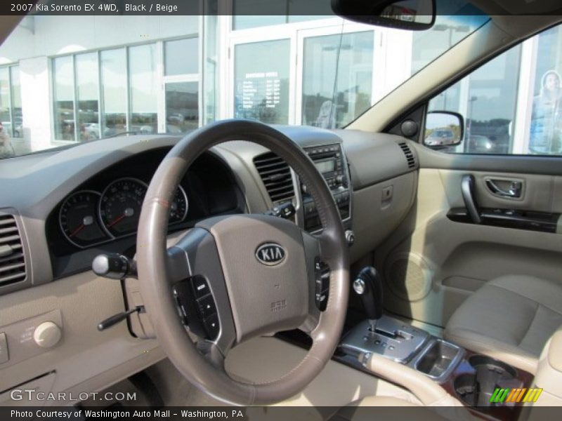 Black / Beige 2007 Kia Sorento EX 4WD