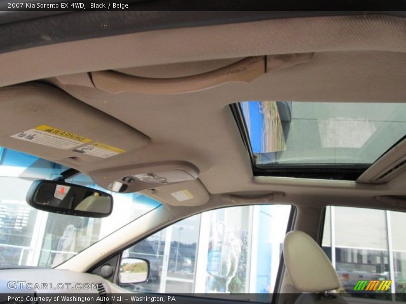 Black / Beige 2007 Kia Sorento EX 4WD