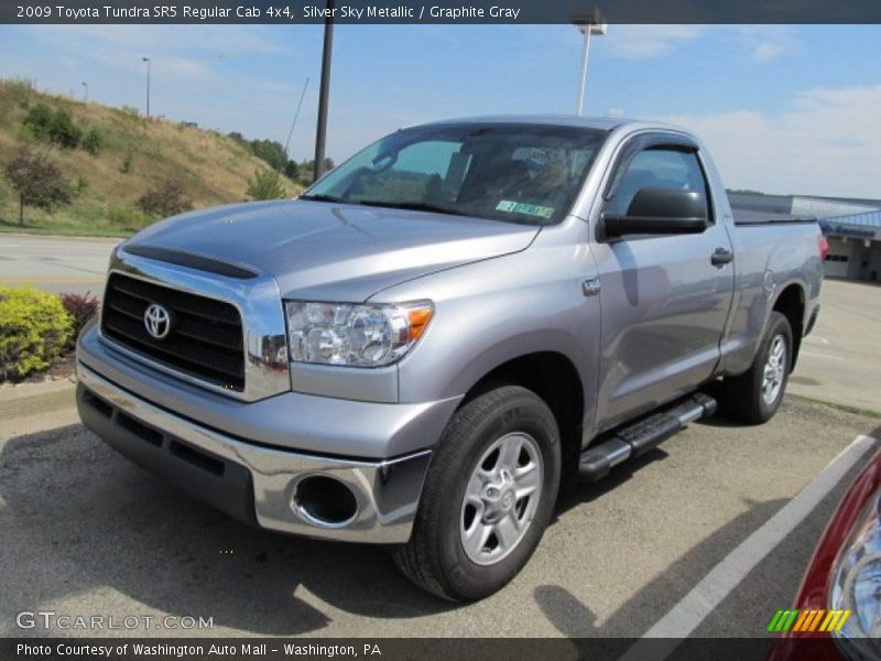 Silver Sky Metallic / Graphite Gray 2009 Toyota Tundra SR5 Regular Cab 4x4
