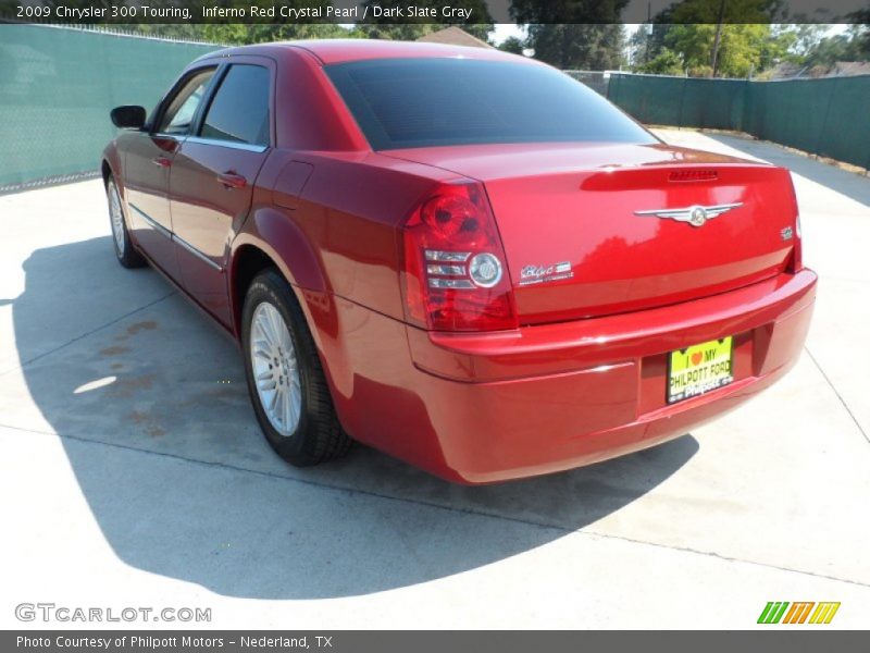 Inferno Red Crystal Pearl / Dark Slate Gray 2009 Chrysler 300 Touring