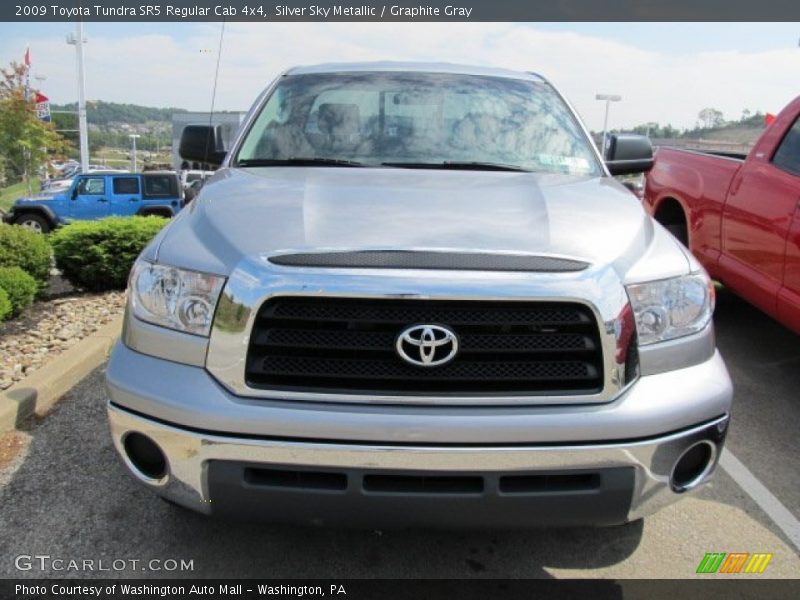 Silver Sky Metallic / Graphite Gray 2009 Toyota Tundra SR5 Regular Cab 4x4