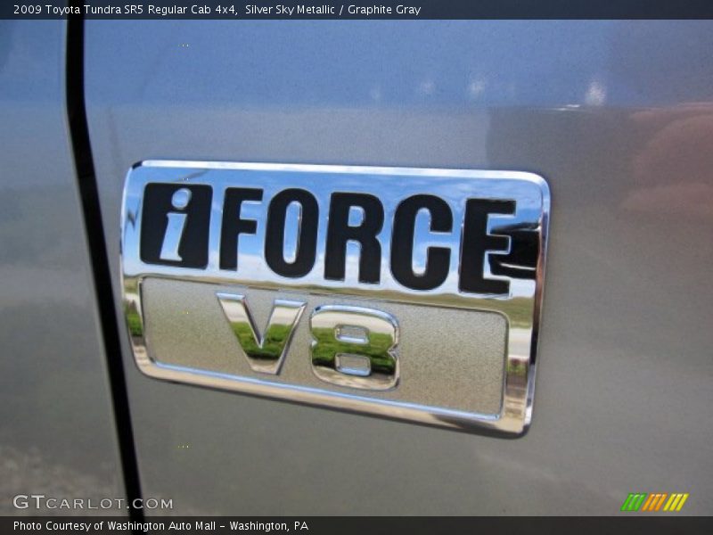 Silver Sky Metallic / Graphite Gray 2009 Toyota Tundra SR5 Regular Cab 4x4