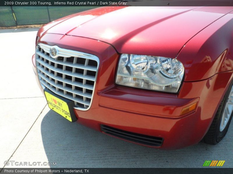 Inferno Red Crystal Pearl / Dark Slate Gray 2009 Chrysler 300 Touring