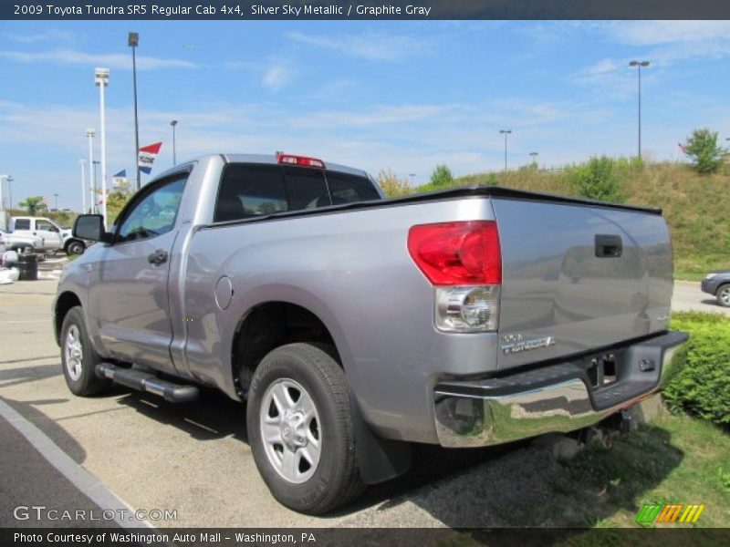 Silver Sky Metallic / Graphite Gray 2009 Toyota Tundra SR5 Regular Cab 4x4