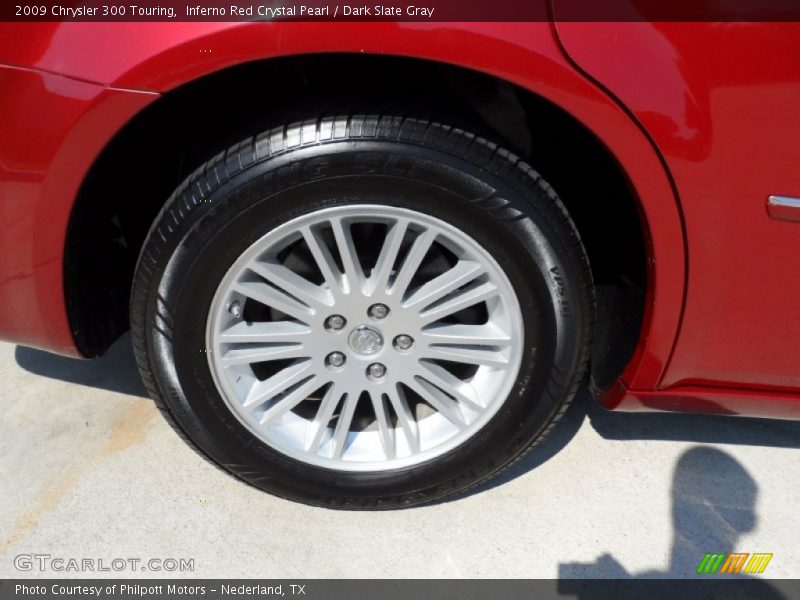 Inferno Red Crystal Pearl / Dark Slate Gray 2009 Chrysler 300 Touring