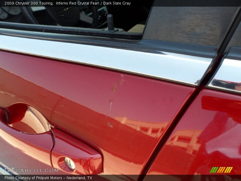 Inferno Red Crystal Pearl / Dark Slate Gray 2009 Chrysler 300 Touring