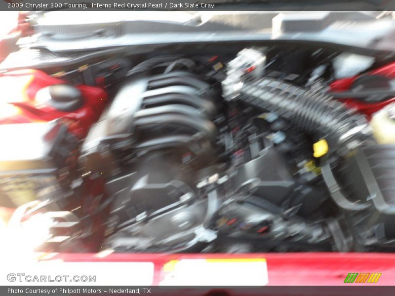 Inferno Red Crystal Pearl / Dark Slate Gray 2009 Chrysler 300 Touring