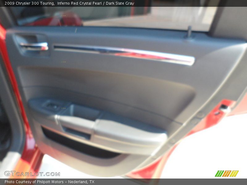 Inferno Red Crystal Pearl / Dark Slate Gray 2009 Chrysler 300 Touring