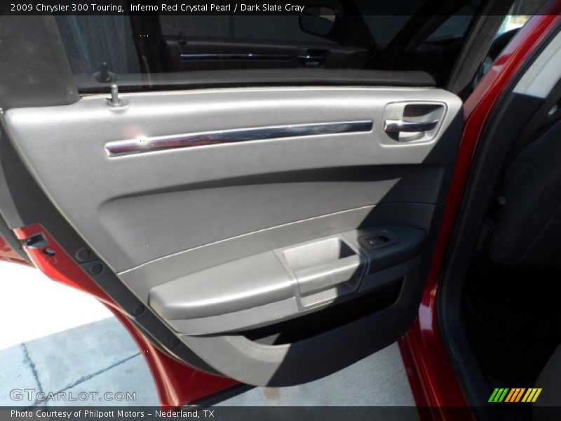 Inferno Red Crystal Pearl / Dark Slate Gray 2009 Chrysler 300 Touring