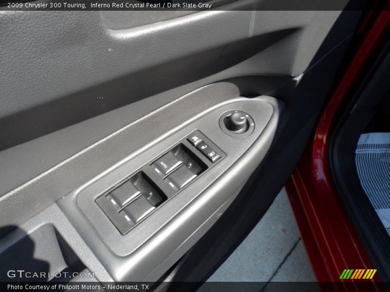 Inferno Red Crystal Pearl / Dark Slate Gray 2009 Chrysler 300 Touring