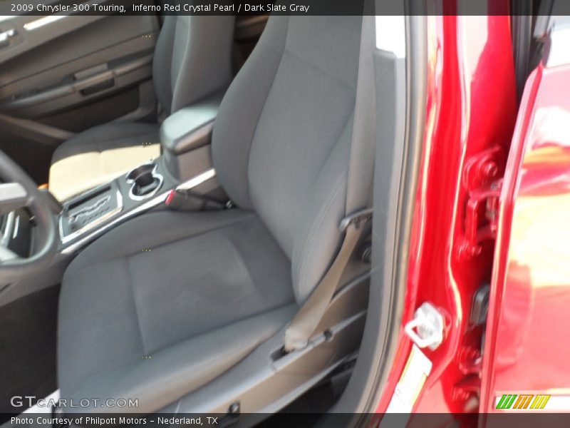 Inferno Red Crystal Pearl / Dark Slate Gray 2009 Chrysler 300 Touring
