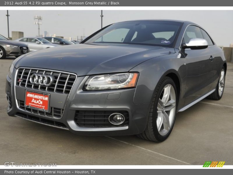 Monsoon Grey Metallic / Black 2012 Audi S5 4.2 FSI quattro Coupe
