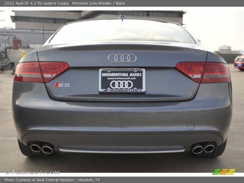 Monsoon Grey Metallic / Black 2012 Audi S5 4.2 FSI quattro Coupe