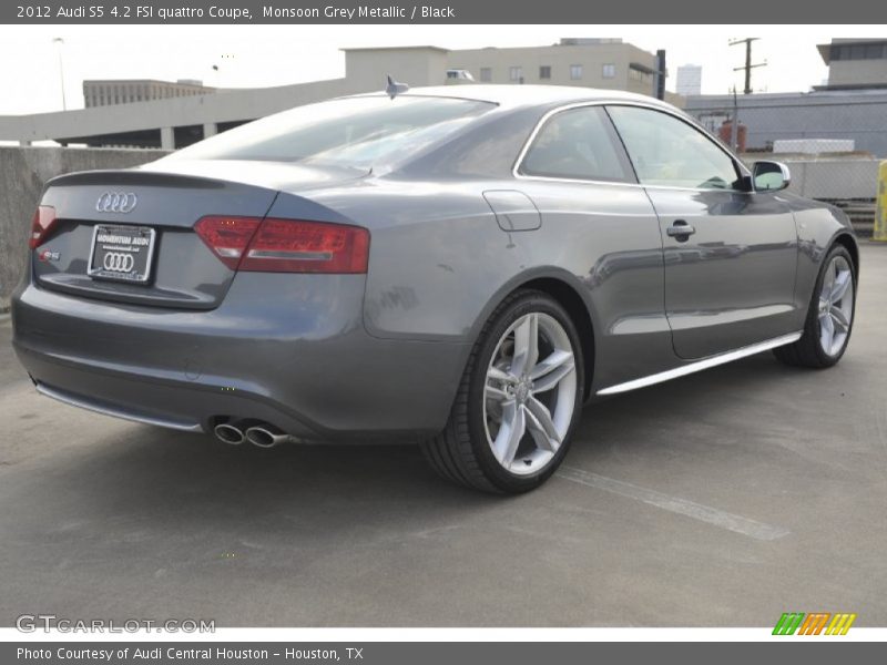 Monsoon Grey Metallic / Black 2012 Audi S5 4.2 FSI quattro Coupe
