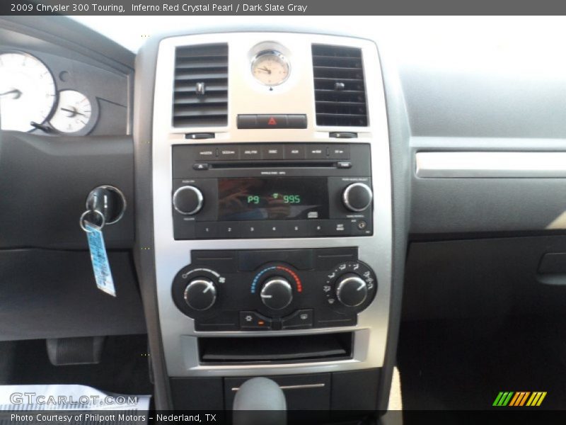 Inferno Red Crystal Pearl / Dark Slate Gray 2009 Chrysler 300 Touring