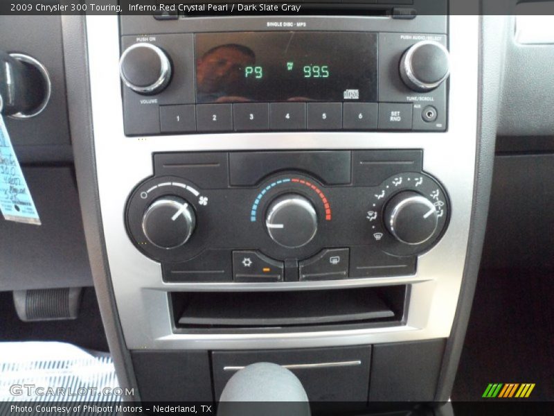 Inferno Red Crystal Pearl / Dark Slate Gray 2009 Chrysler 300 Touring