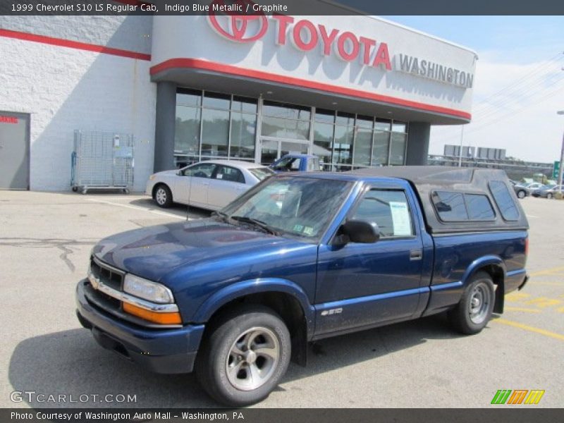 Indigo Blue Metallic / Graphite 1999 Chevrolet S10 LS Regular Cab