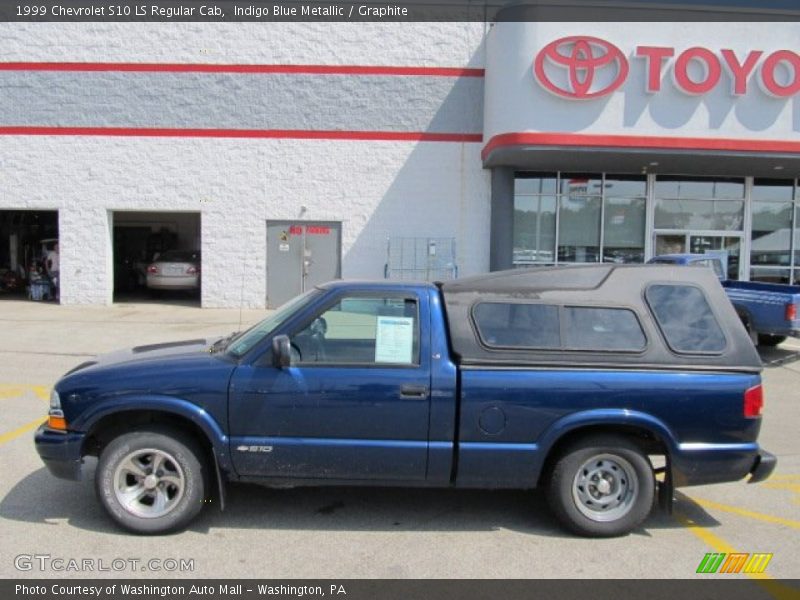 Indigo Blue Metallic / Graphite 1999 Chevrolet S10 LS Regular Cab