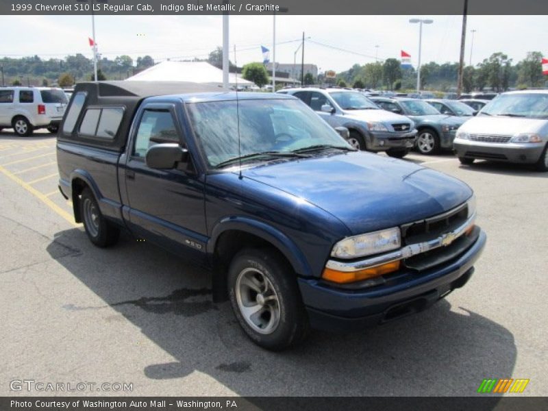 Indigo Blue Metallic / Graphite 1999 Chevrolet S10 LS Regular Cab