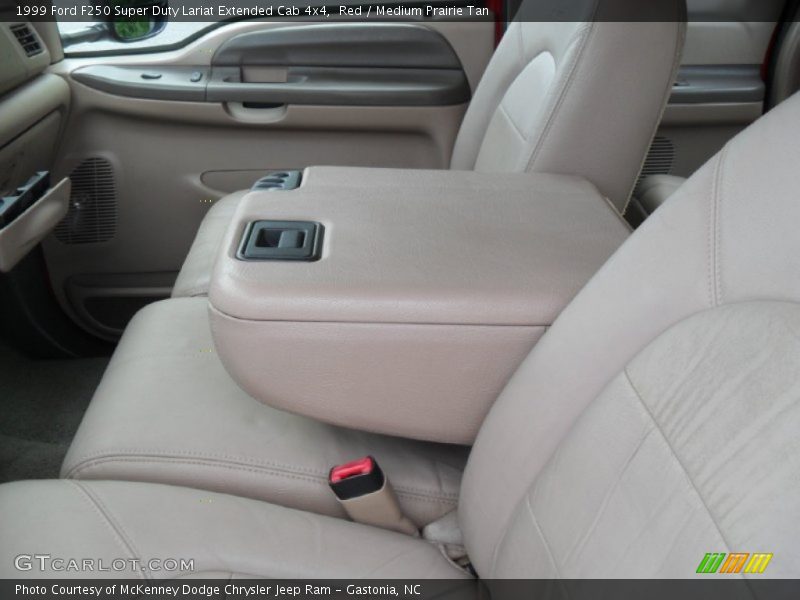 Red / Medium Prairie Tan 1999 Ford F250 Super Duty Lariat Extended Cab 4x4