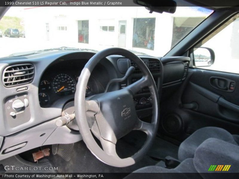 Indigo Blue Metallic / Graphite 1999 Chevrolet S10 LS Regular Cab