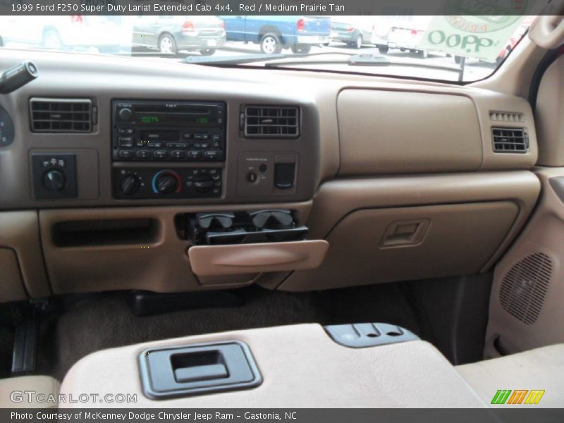 Red / Medium Prairie Tan 1999 Ford F250 Super Duty Lariat Extended Cab 4x4