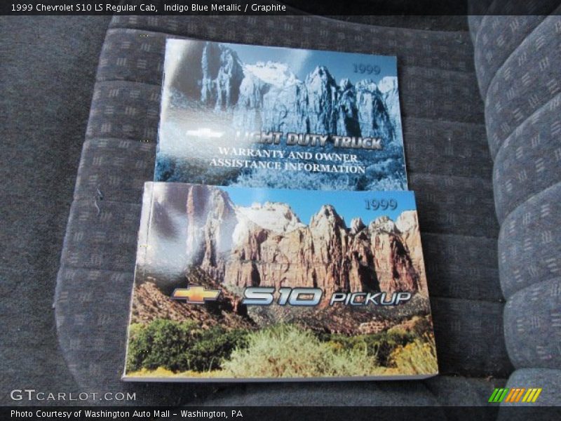 Indigo Blue Metallic / Graphite 1999 Chevrolet S10 LS Regular Cab