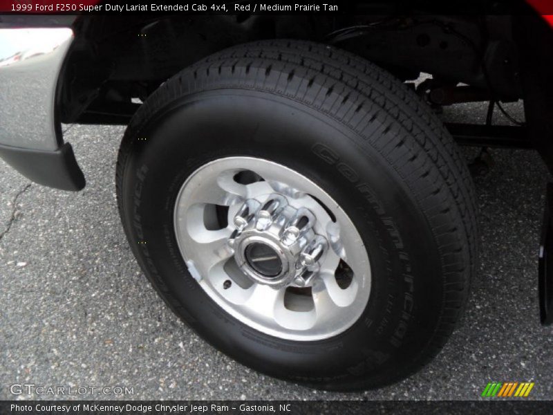 Red / Medium Prairie Tan 1999 Ford F250 Super Duty Lariat Extended Cab 4x4