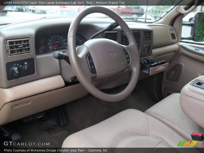  1999 F250 Super Duty Lariat Extended Cab 4x4 Medium Prairie Tan Interior