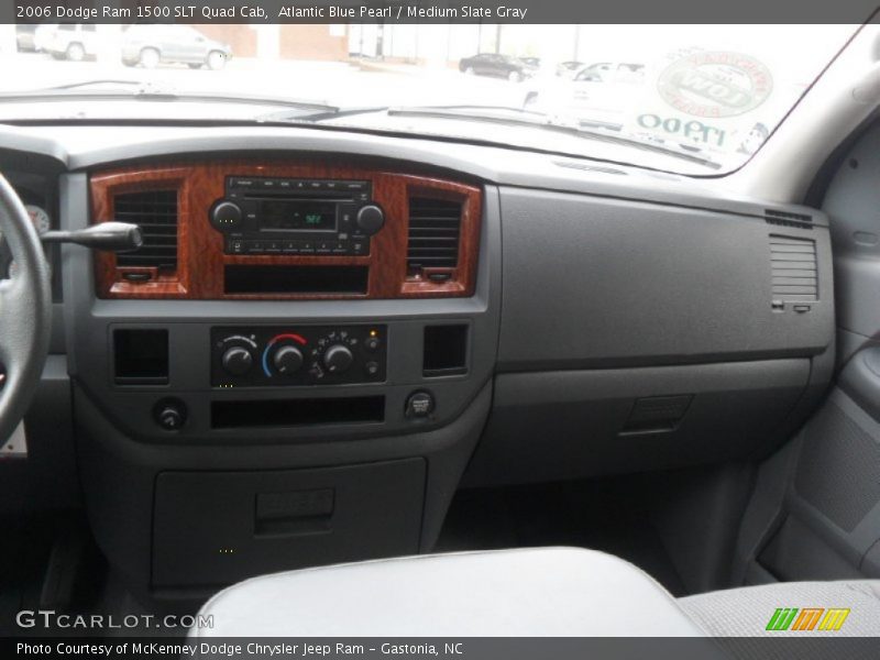 Atlantic Blue Pearl / Medium Slate Gray 2006 Dodge Ram 1500 SLT Quad Cab