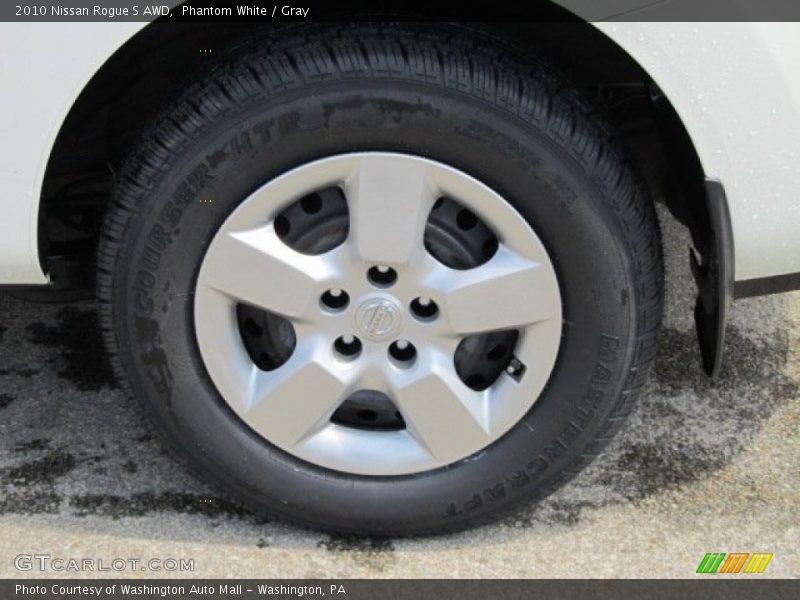 Phantom White / Gray 2010 Nissan Rogue S AWD