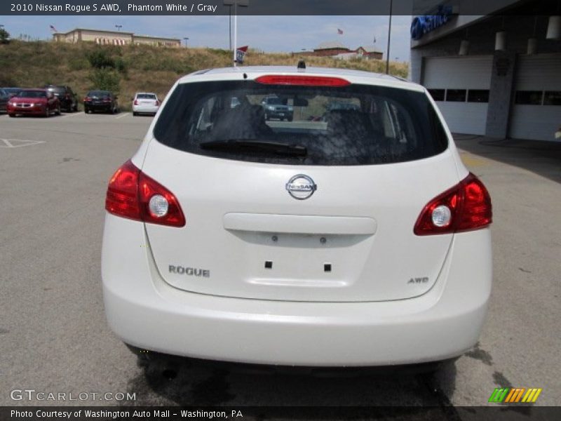 Phantom White / Gray 2010 Nissan Rogue S AWD