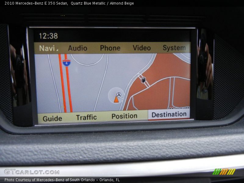 Navigation of 2010 E 350 Sedan