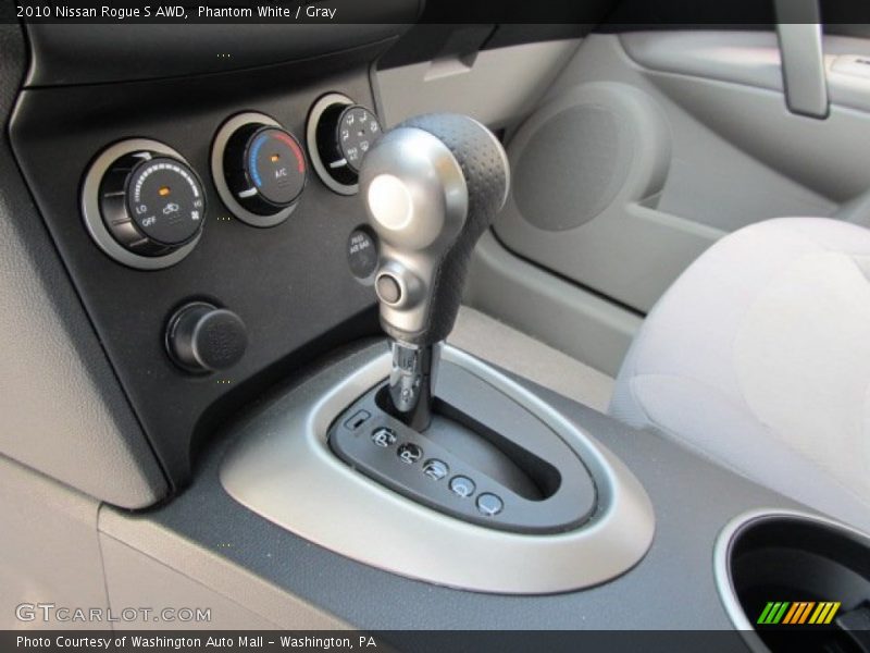 Phantom White / Gray 2010 Nissan Rogue S AWD