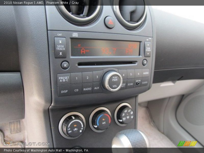 Phantom White / Gray 2010 Nissan Rogue S AWD