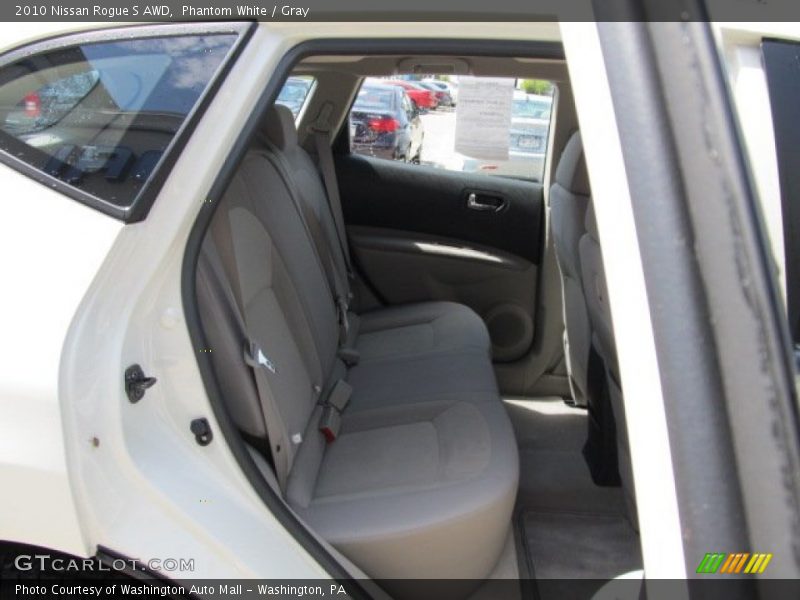Phantom White / Gray 2010 Nissan Rogue S AWD