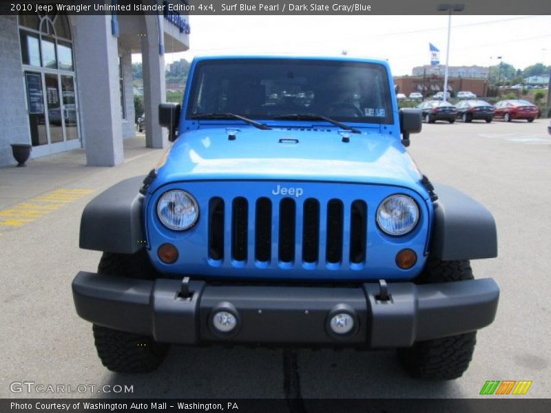 Surf Blue Pearl / Dark Slate Gray/Blue 2010 Jeep Wrangler Unlimited Islander Edition 4x4