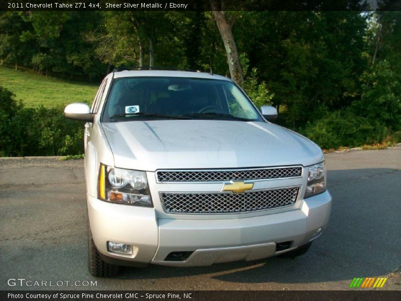 Sheer Silver Metallic / Ebony 2011 Chevrolet Tahoe Z71 4x4