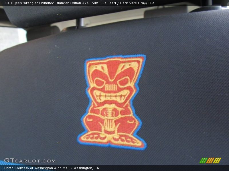 Surf Blue Pearl / Dark Slate Gray/Blue 2010 Jeep Wrangler Unlimited Islander Edition 4x4