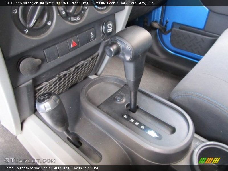 Surf Blue Pearl / Dark Slate Gray/Blue 2010 Jeep Wrangler Unlimited Islander Edition 4x4