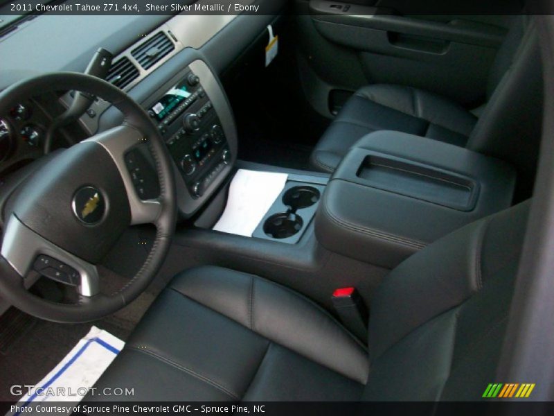 Sheer Silver Metallic / Ebony 2011 Chevrolet Tahoe Z71 4x4