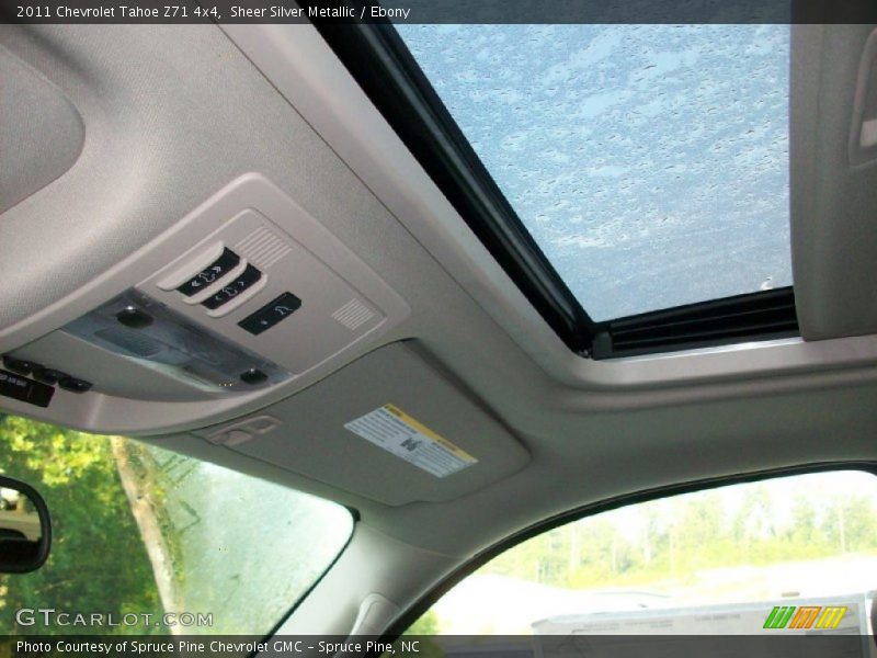 Sheer Silver Metallic / Ebony 2011 Chevrolet Tahoe Z71 4x4