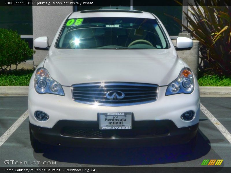 Moonlight White / Wheat 2008 Infiniti EX 35 Journey