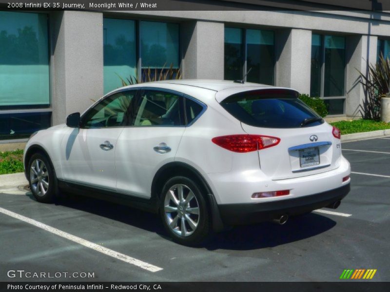 Moonlight White / Wheat 2008 Infiniti EX 35 Journey