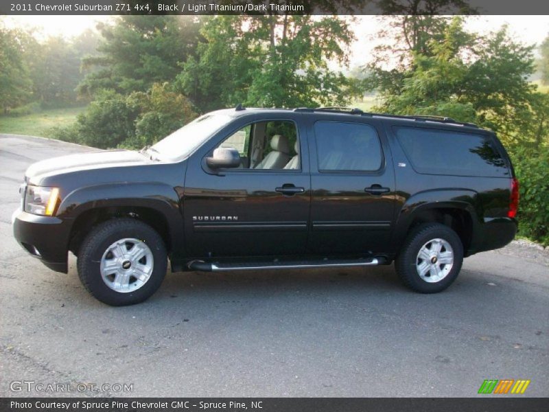 Black / Light Titanium/Dark Titanium 2011 Chevrolet Suburban Z71 4x4