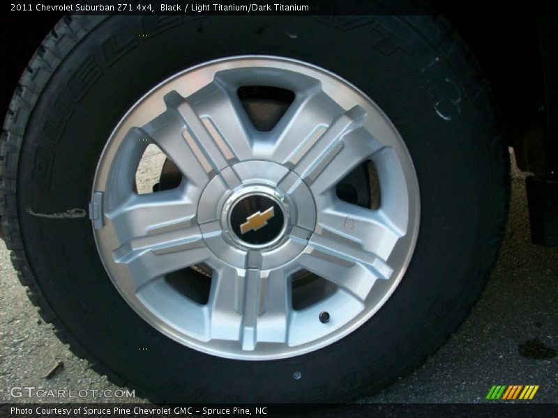 Black / Light Titanium/Dark Titanium 2011 Chevrolet Suburban Z71 4x4