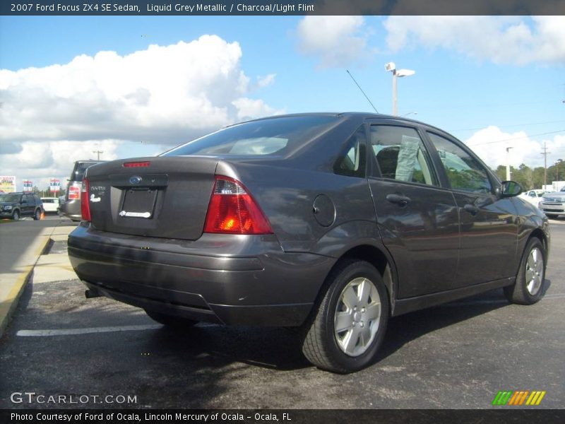 Liquid Grey Metallic / Charcoal/Light Flint 2007 Ford Focus ZX4 SE Sedan