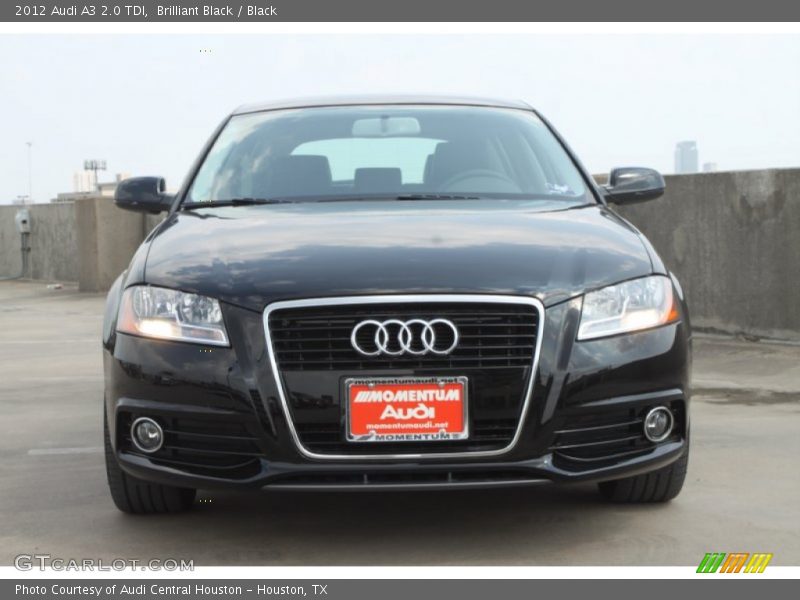 Brilliant Black / Black 2012 Audi A3 2.0 TDI